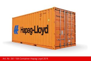 Container 20 ft Hapag Loyd orange - Kiss Schweiz 561104 Spur 1